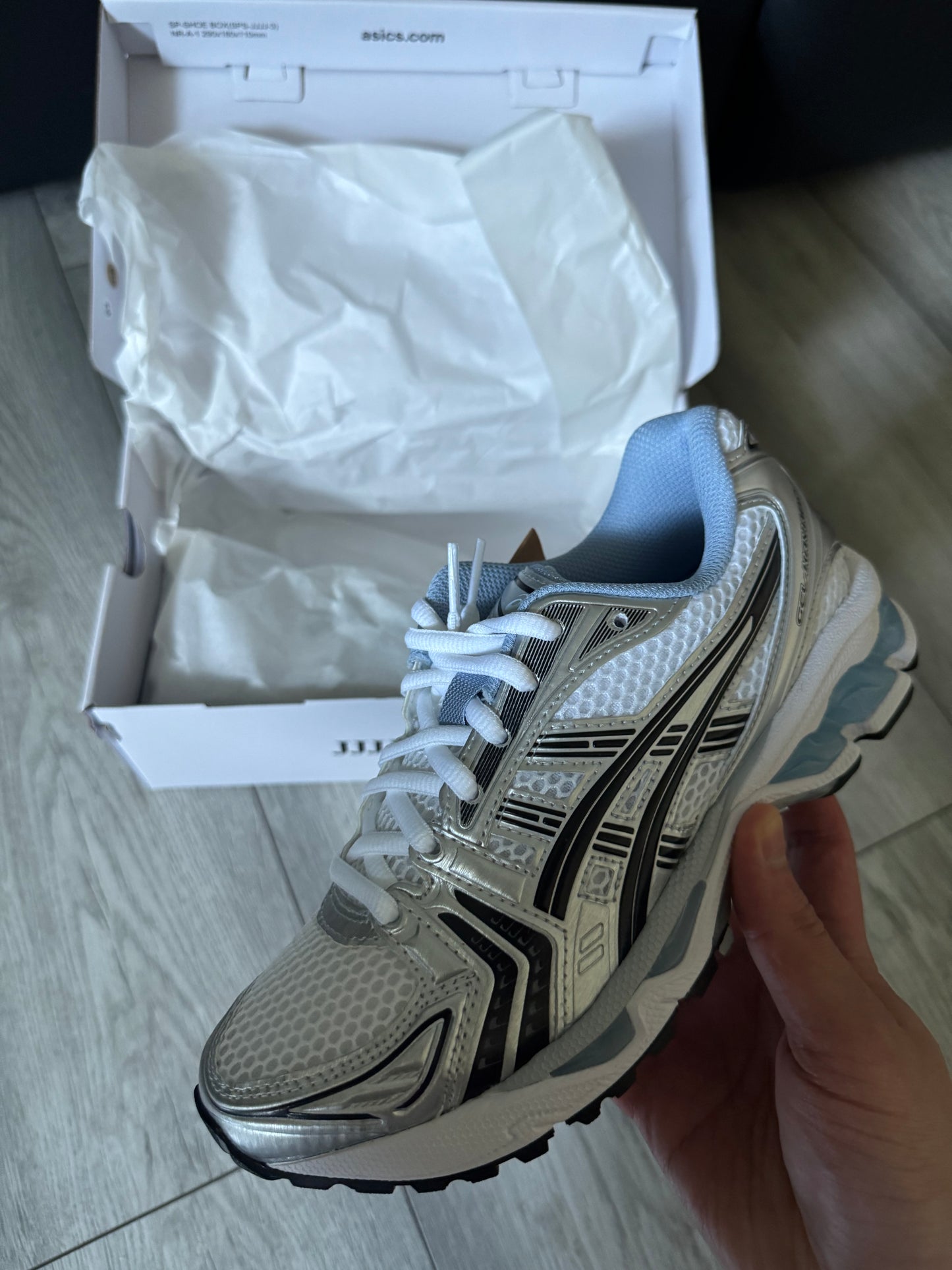 ASICS x JJJound Gel-Kayano 14 White/blue