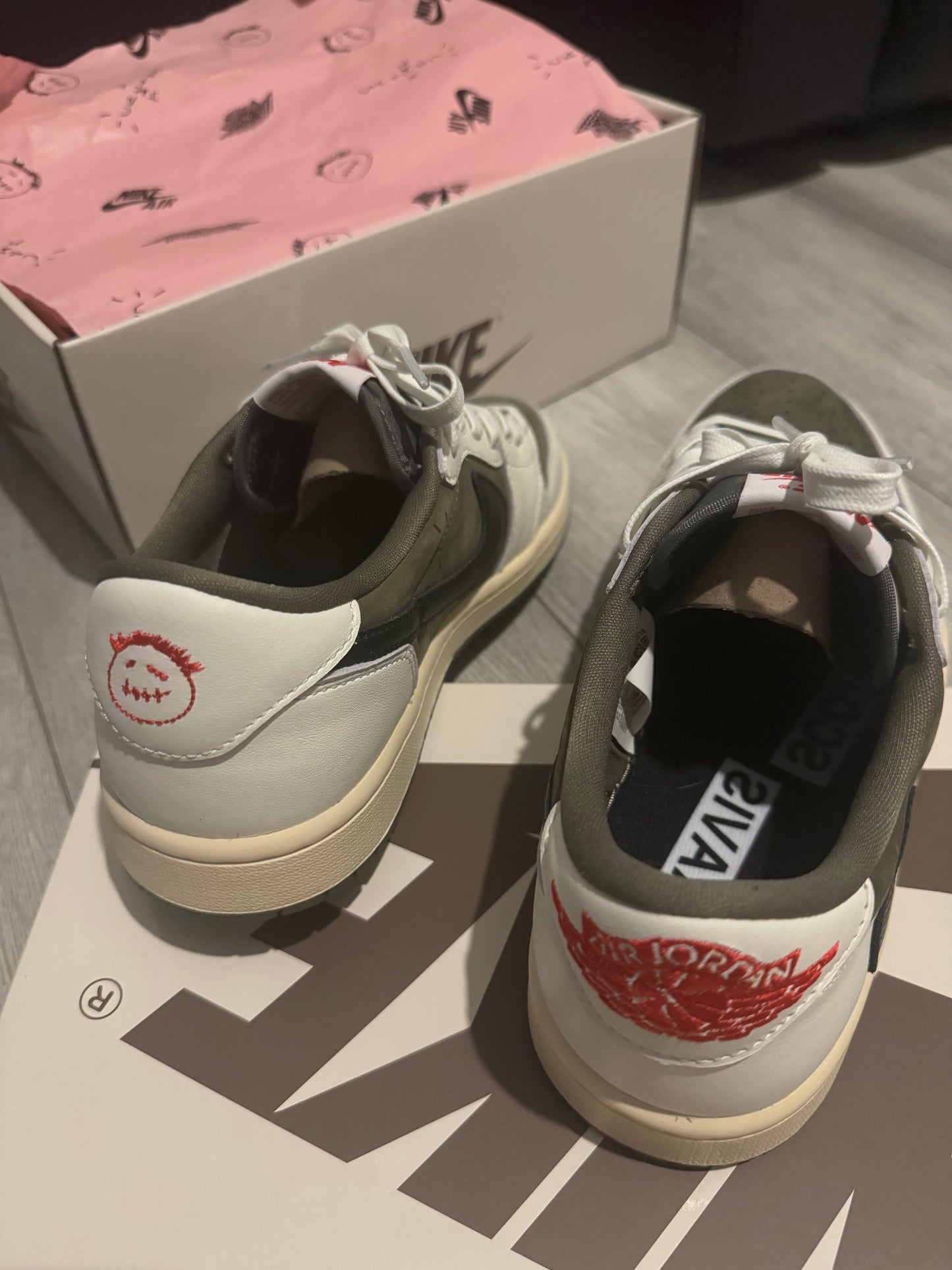 Travis Scott x Air Jordan 1 Low OG SP Medium Olive 2024