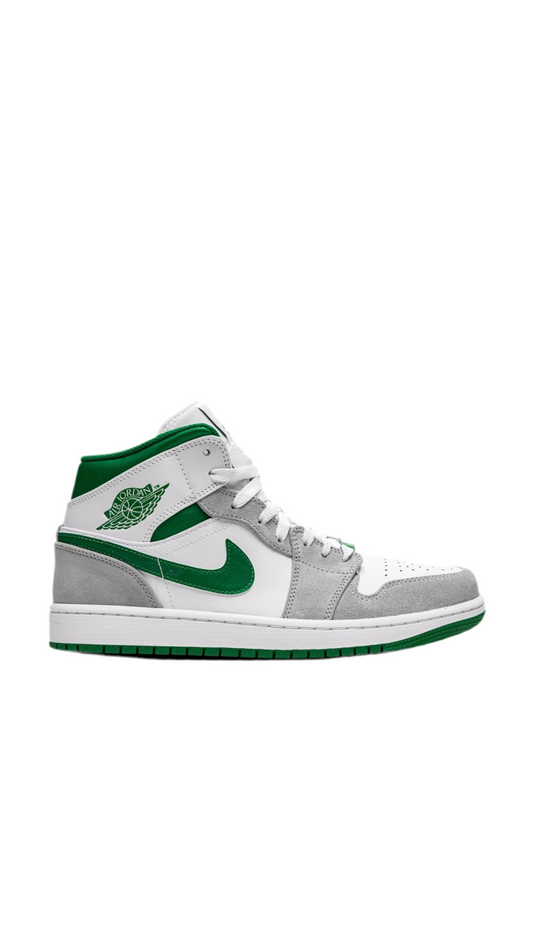 Air Jordan 1 Mid Grey Green