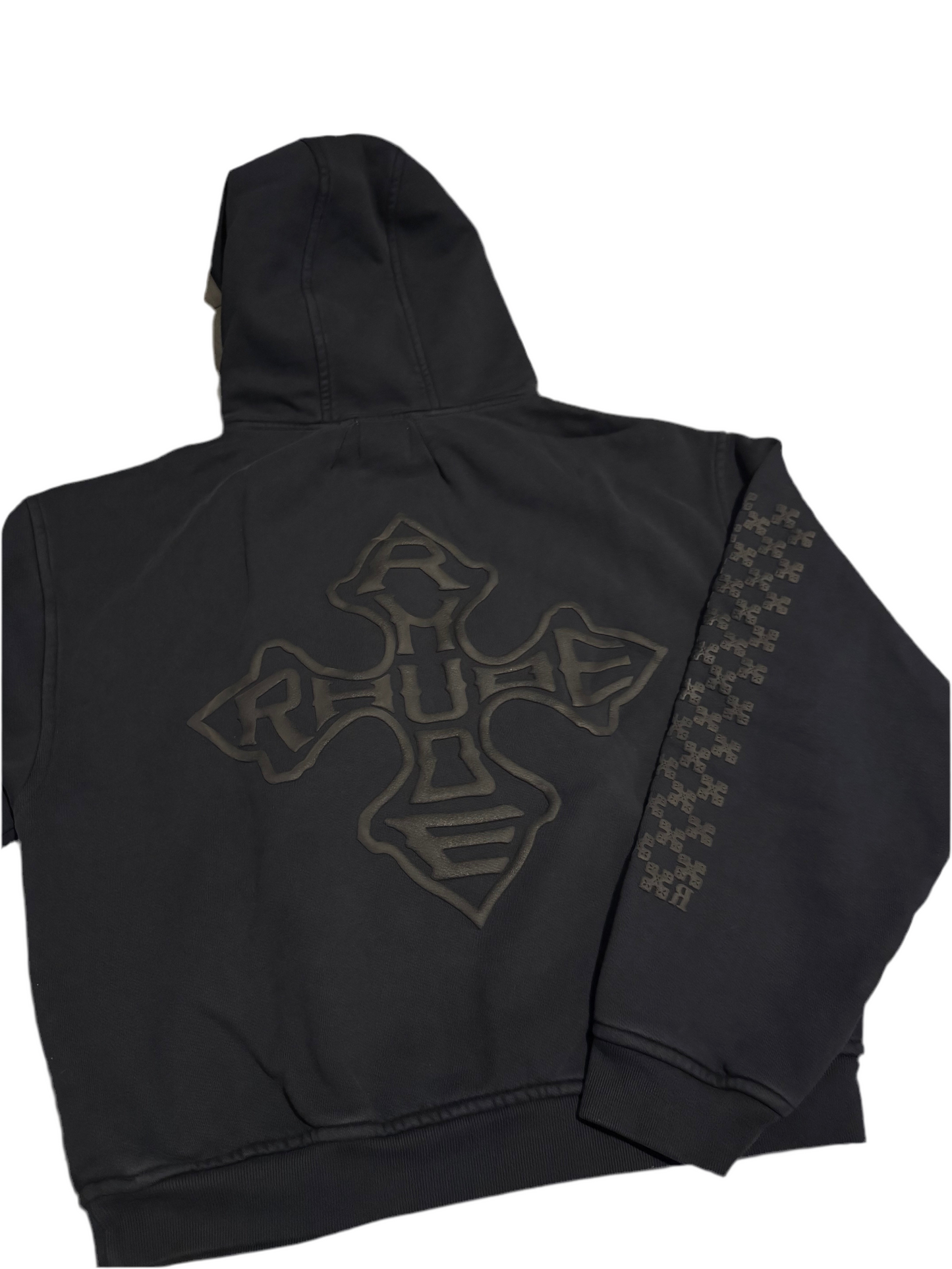 Rhude Cross Logo-Print Hoodie