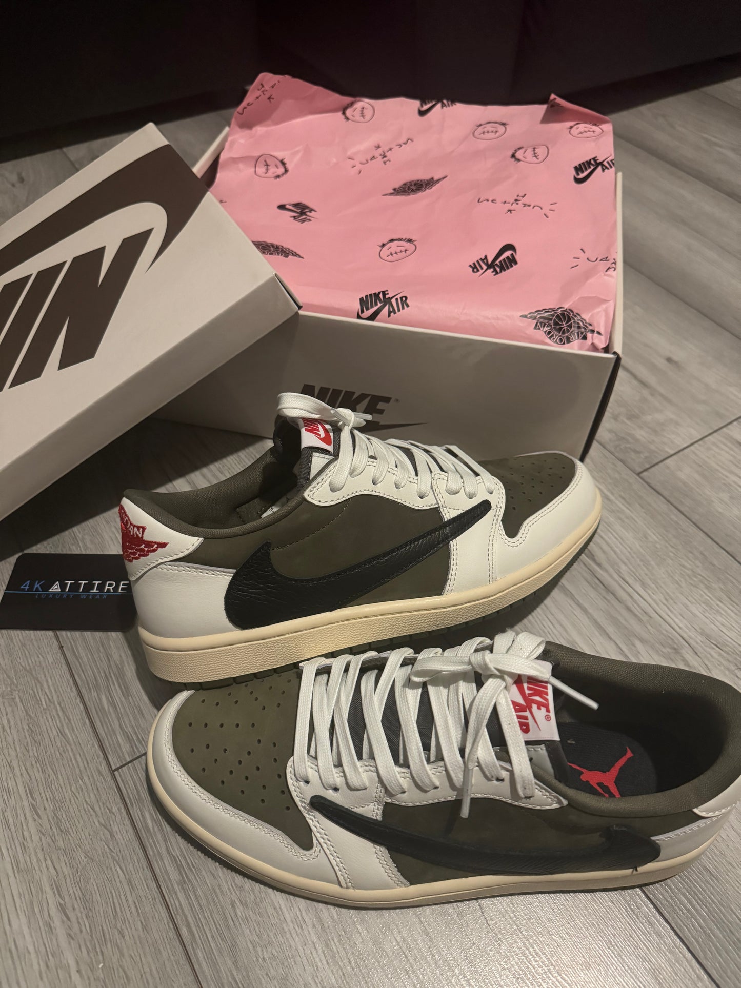 Travis Scott x Air Jordan 1 Low OG SP Medium Olive 2024