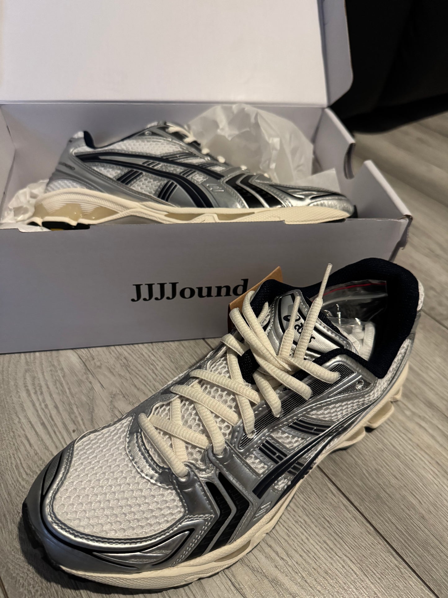 ASICS x JJJound Gel-Kayano 14 White/Midnight