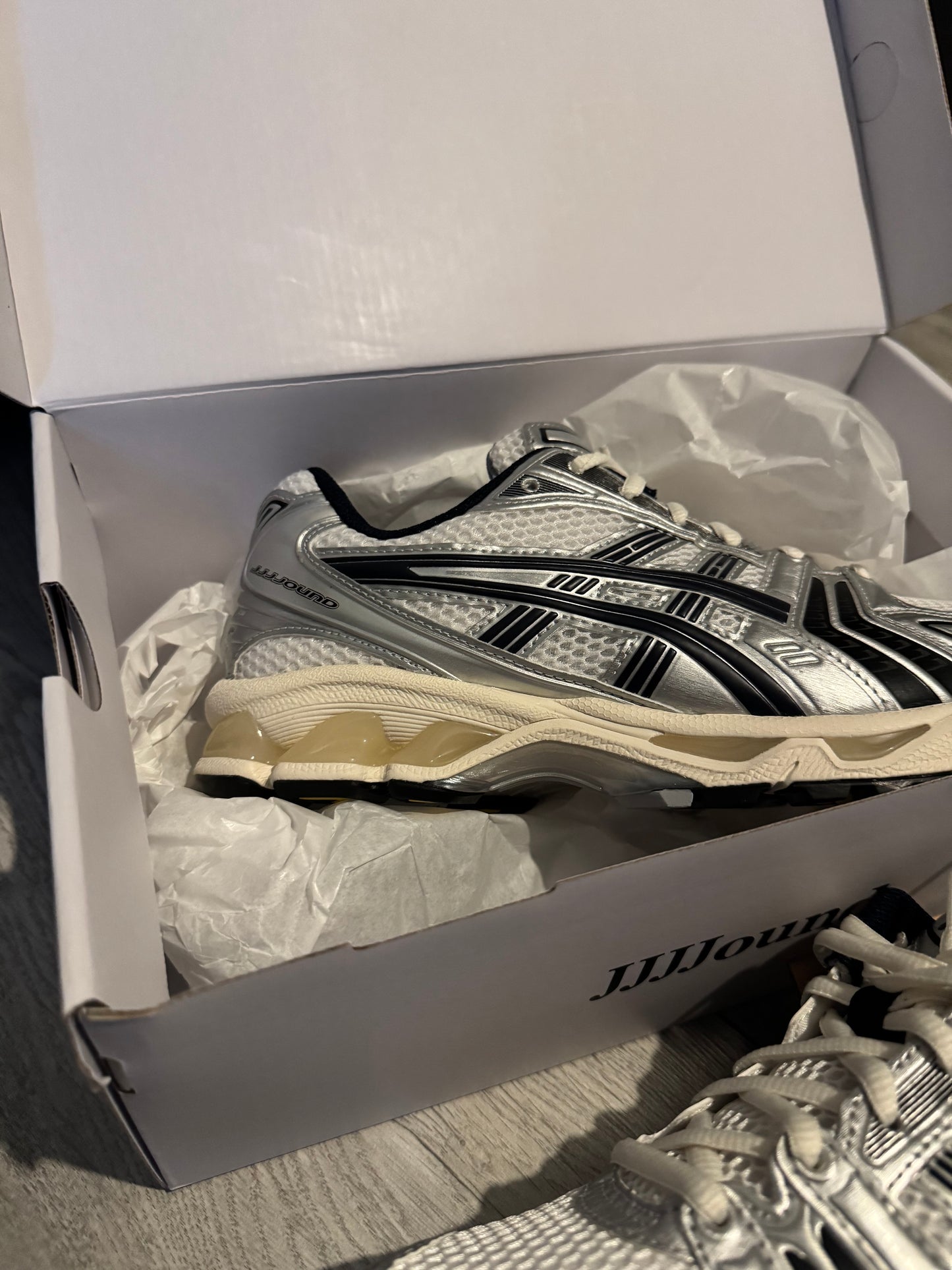 ASICS x JJJound Gel-Kayano 14 White/Midnight