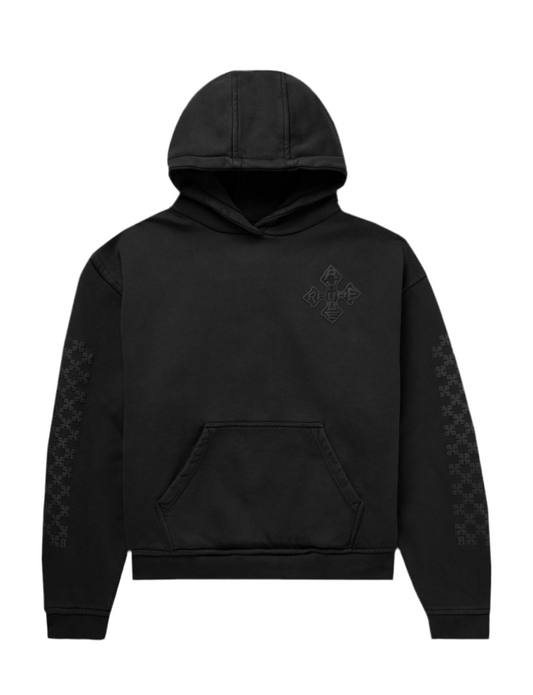 Rhude Cross Logo-Print Hoodie