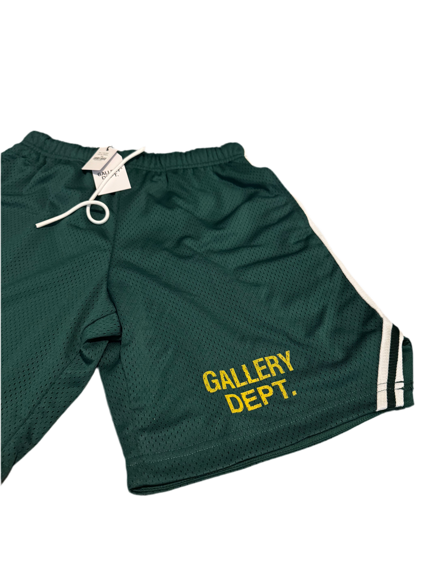 Gallery Dept. Wide Court logo print trimmed mesh shorts