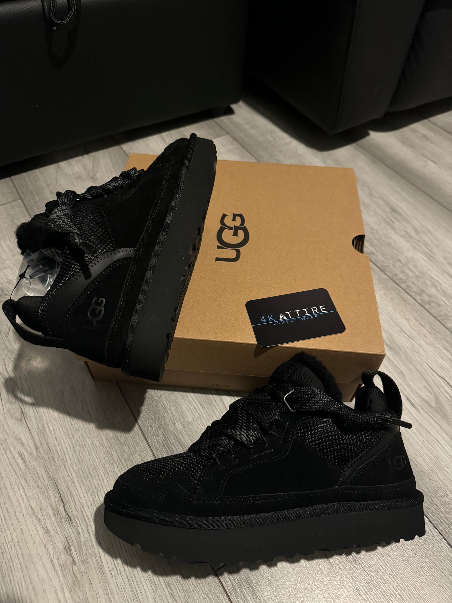 UGG Lowmel Trainers - Black (Womens)