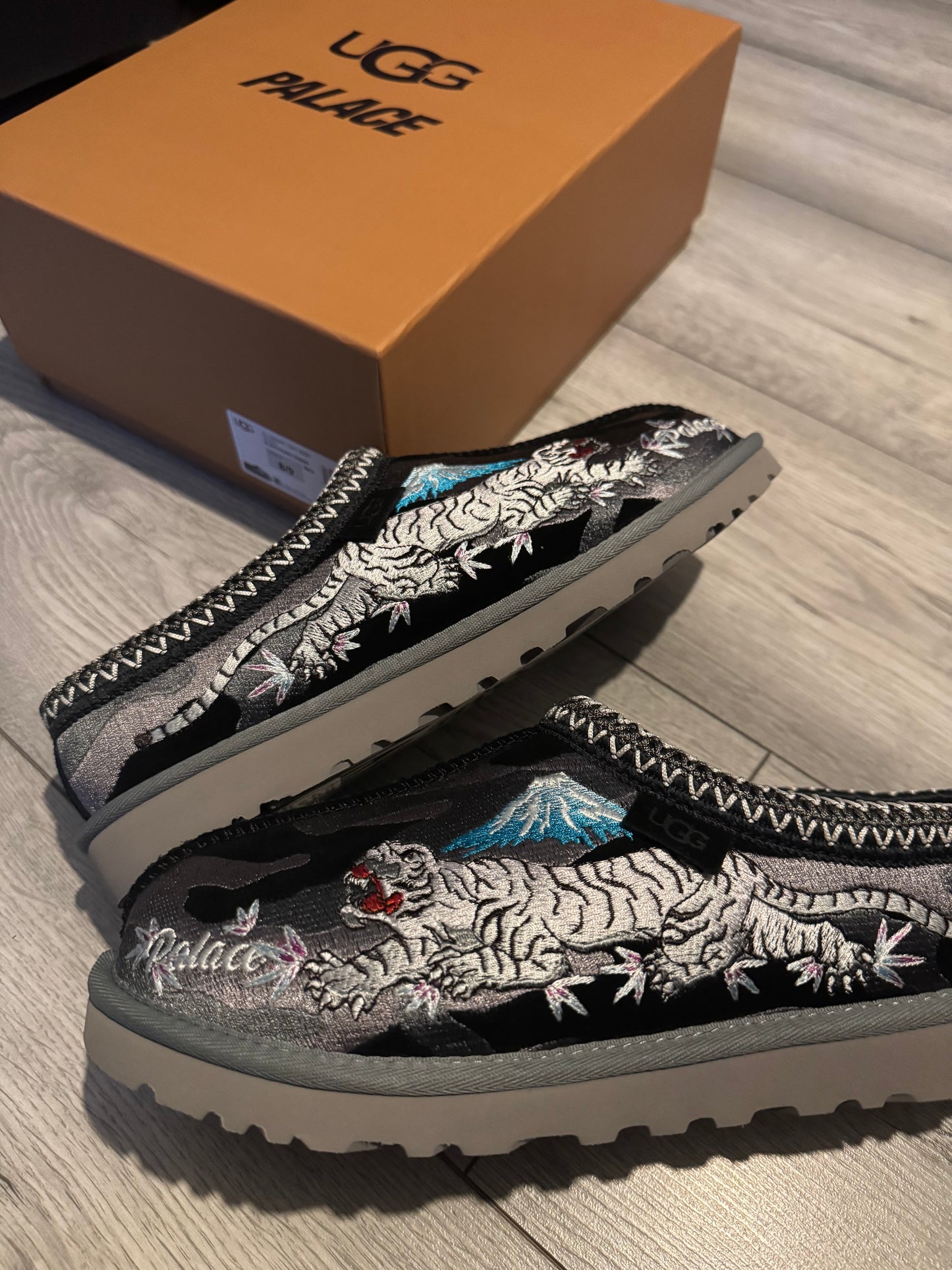 Palace X Ugg Tasman Slipper - Grey Camo