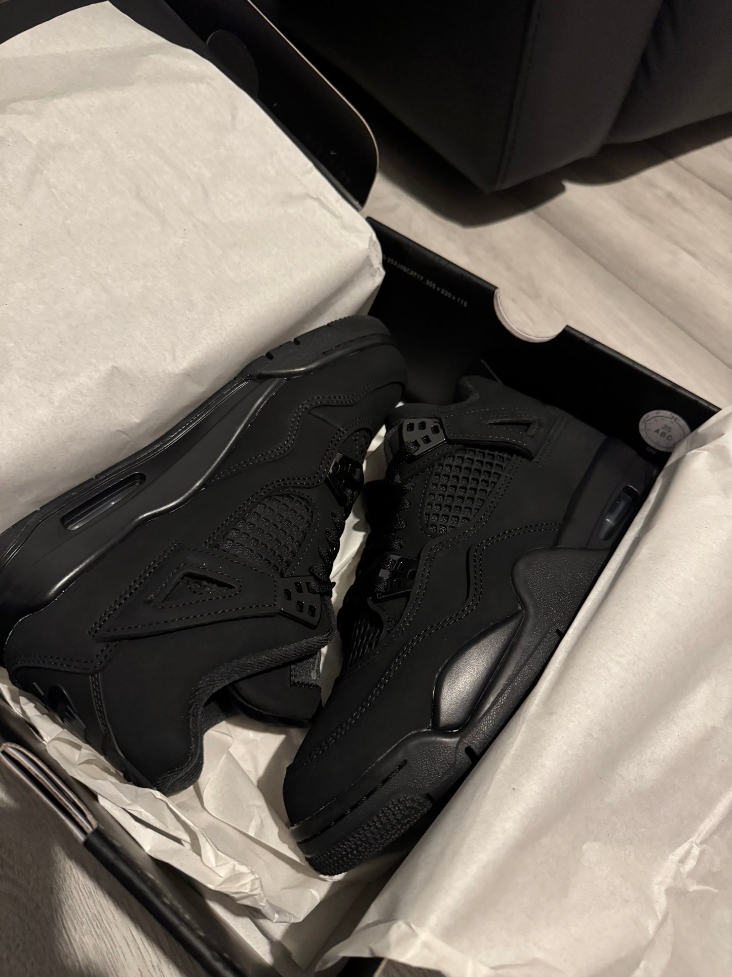 Air Jordan 4 Retro Black Cats 2025