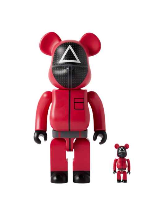 Be@rbrick X Squid Game - Triangle Guard Figure set